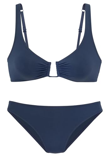 s.Oliver Damen Bustier-Bikini-Set in dunkelblau von s.Oliver