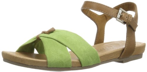 s.Oliver Damen Casual Knöchelriemchen, Grün (Lt Green/Nut 762), 37 von s.Oliver