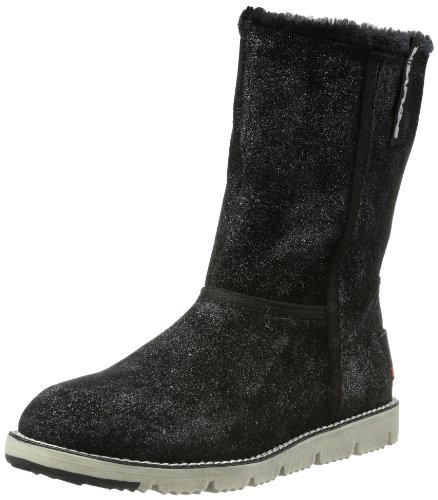 s.Oliver Damen Casual Schneestiefel, Schwarz (Black/Silver 013) von s.Oliver