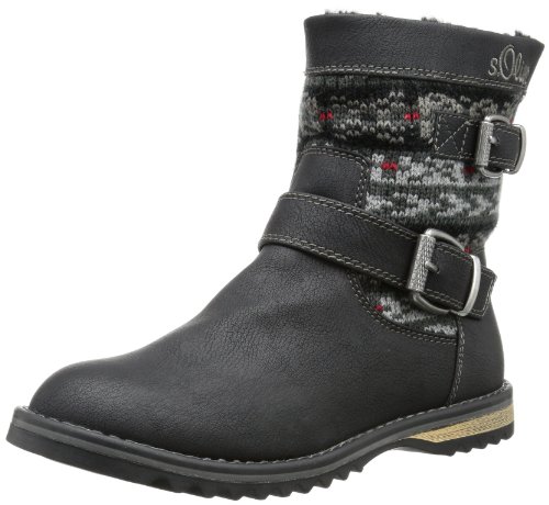 s.Oliver Damen Casual Schneestiefel, Schwarz (Black 001), 37 EU von s.Oliver