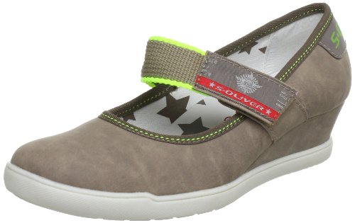 s.Oliver Damen Casual Slipper, Beige (Pepper/Neon 335) von s.Oliver