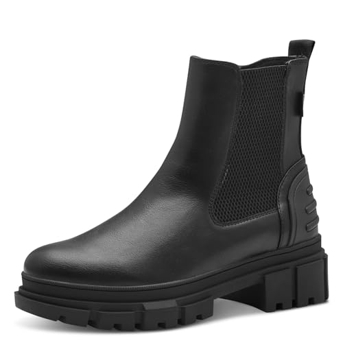 s.Oliver Damen Chelsea Boots mit Reißverschluss Elegant, Schwarz (Black), 41 EU von s.Oliver