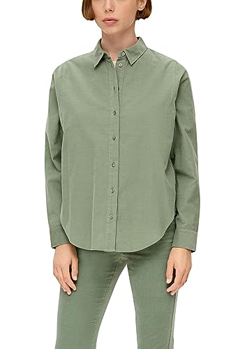 s.Oliver Damen Cord Bluse Green 44 von s.Oliver