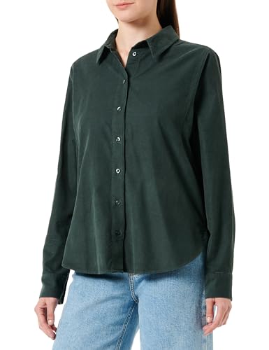 s.Oliver Damen Cord Bluse Green 46 von s.Oliver