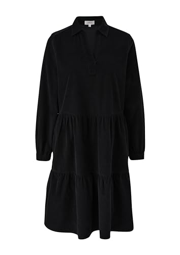 s.Oliver Damen Cord Kleid Black, 32 von s.Oliver