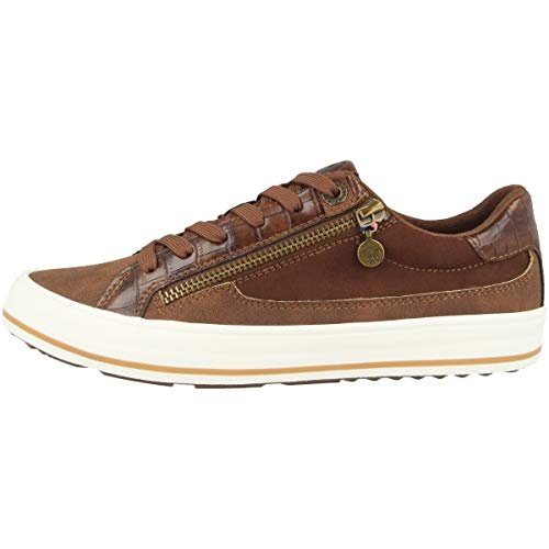 s.Oliver Damen Da-Schnürer Sneaker, Braun, 37 EU von s.Oliver