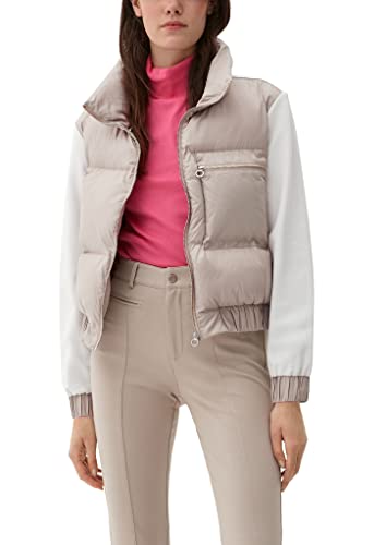 s.Oliver Damen Gewatteerde Steppjacke, Grau, 44 EU von s.Oliver