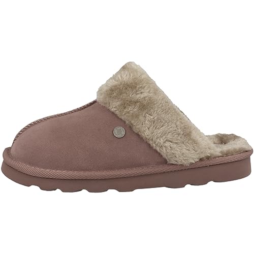 s.Oliver Damen Pantoffeln zum Reinschlüpfen Flauschig, Rosa (Old Rose), 36 EU von s.Oliver