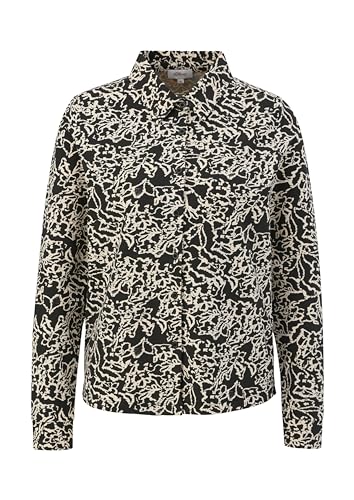 s.Oliver Damen Hemdbluse aus Jersey Black, 34 von s.Oliver