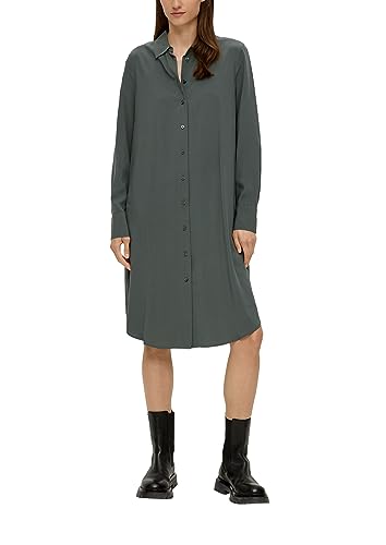 s.Oliver Damen Hemdblusenkleid Green 32 von s.Oliver