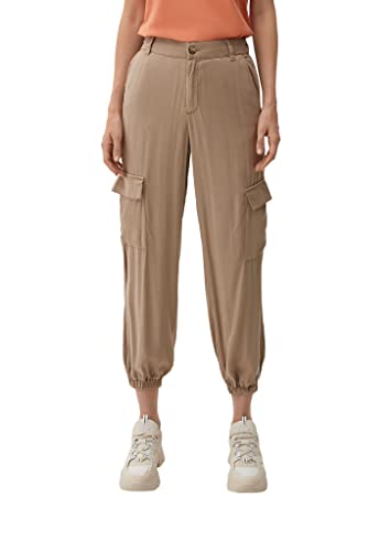 s.Oliver Damen Hose, Cargo Hose Jogpant Fit, Brown, 40 EU von s.Oliver