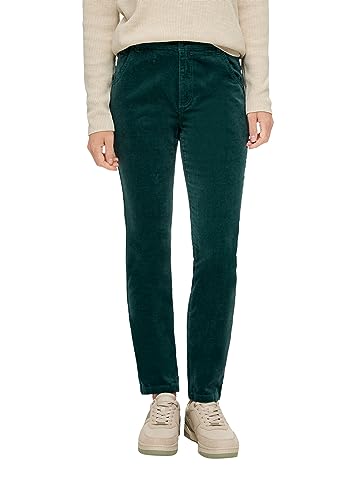s.Oliver Damen Hose lang, Slim Fit Blue Green 34 von s.Oliver