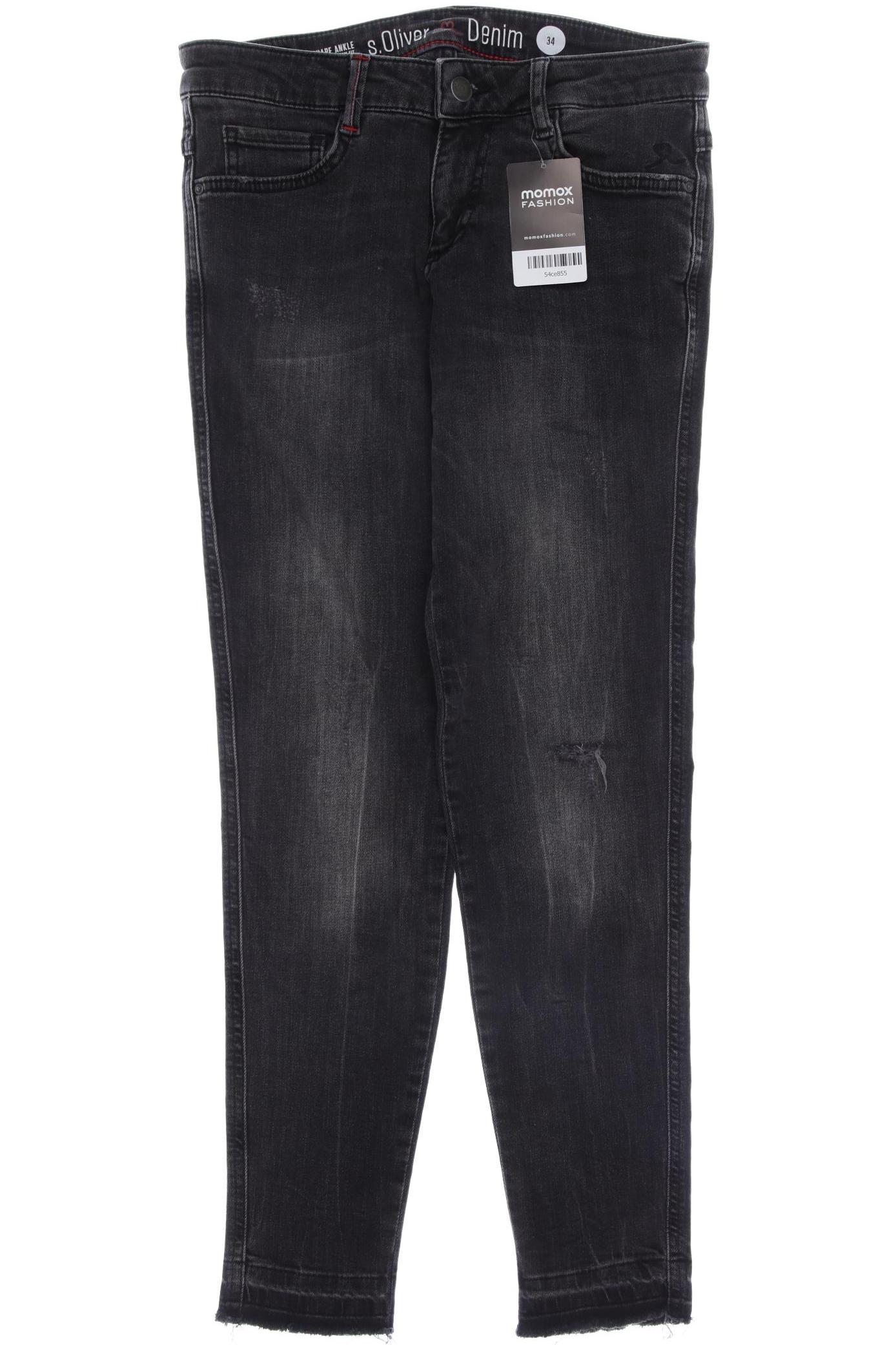 s.Oliver Damen Jeans, grau von s.Oliver