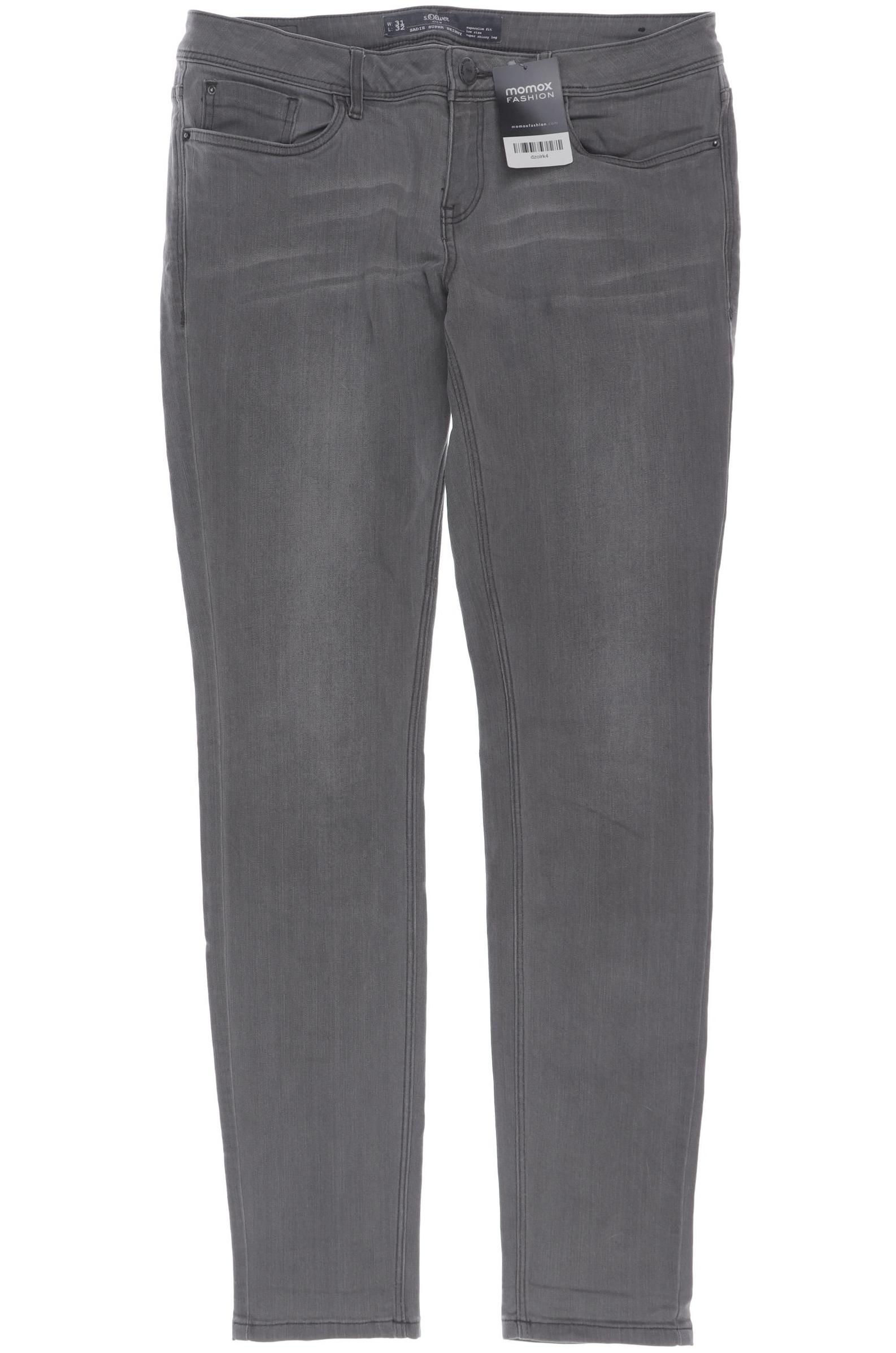 s.Oliver Damen Jeans, grau von s.Oliver