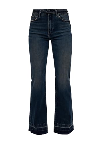 s.Oliver Damen Jeans Hose, Flared Leg Blue, 32 von s.Oliver