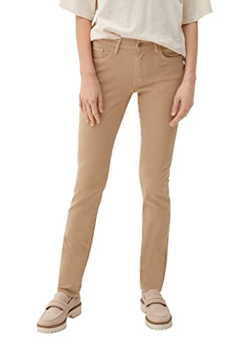 s.Oliver Damen Jeans-hose, Jeans Hose Betsy Slim, Brown, 36W / 34L EU von s.Oliver