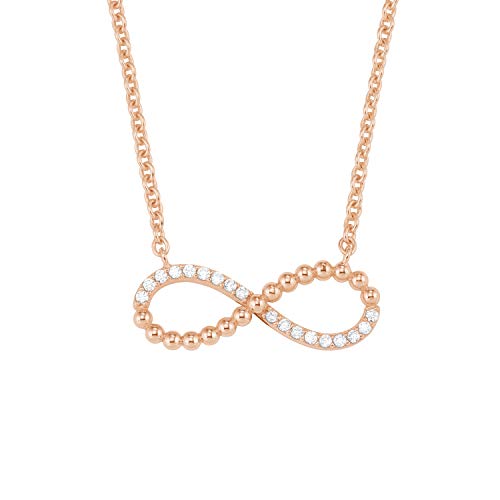 s.Oliver Damen-Ketten mit Anhänger Silber vergoldet zirkonia 2022743 von s.Oliver