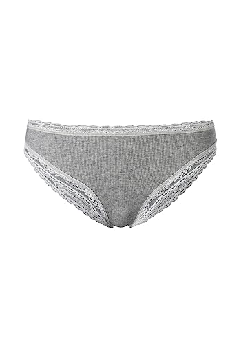 s.Oliver Damen LD-1BTA Slip, grau-Creme, 44-48 (2er Pack) von s.Oliver