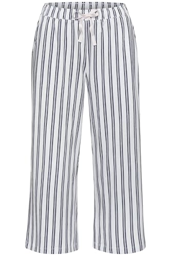s.Oliver Damen Lange Pyjamahose in Culotte-Schnitt mit Streifenmuster von s.Oliver