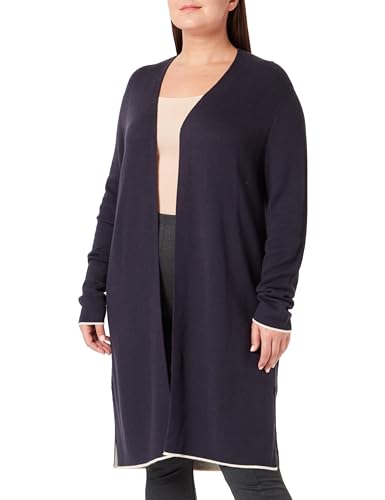 s.Oliver Damen Long Cardigan, Blue, 48 von s.Oliver