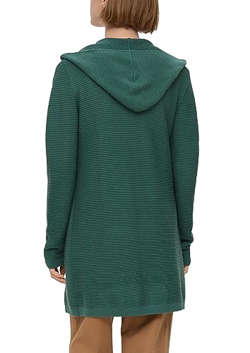 s.Oliver Damen Long Cardigan Rippstrick BLUE GREEN 34 von s.Oliver