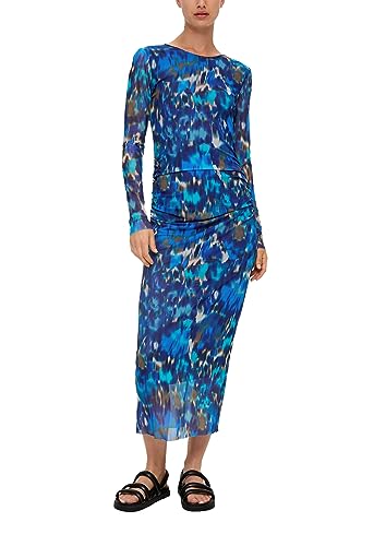 s.Oliver Damen Maxikleid, Blue, 46 von s.Oliver