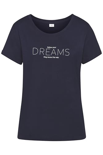 s.Oliver Damen Nachtwäsche T-Shirt in dunkelblau von s.Oliver