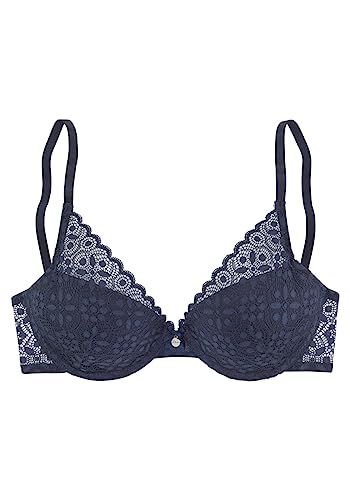 s.Oliver Damen PB4200 Push-Up-BH, darkblue, 70A von s.Oliver