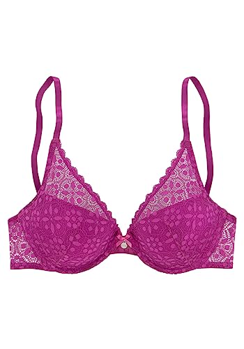 s.Oliver Damen PB4200 Push-Up-BH, lila, 85C von s.Oliver