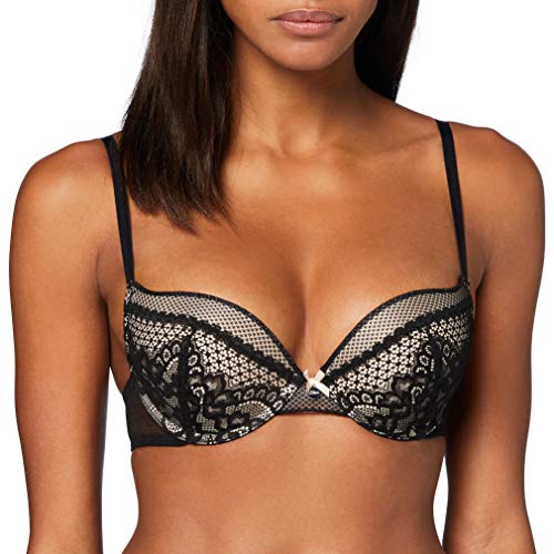 s.Oliver Damen PB4222 Push-Up-BH, Black, 80A von s.Oliver