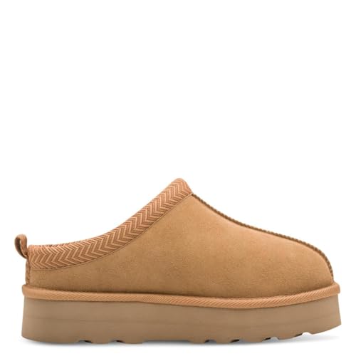 s.Oliver Damen Pantoletten aus Leder zum Reinschlüpfen, Braun (Cognac), 37 EU von s.Oliver