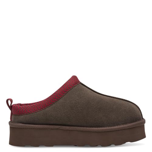 s.Oliver Damen Pantoletten aus Leder zum Reinschlüpfen, Braun (Dark Brown), 40 EU von s.Oliver