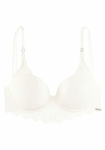 s.Oliver Damen Pb4452 Push-Up-BH, Creme, 80B EU von s.Oliver