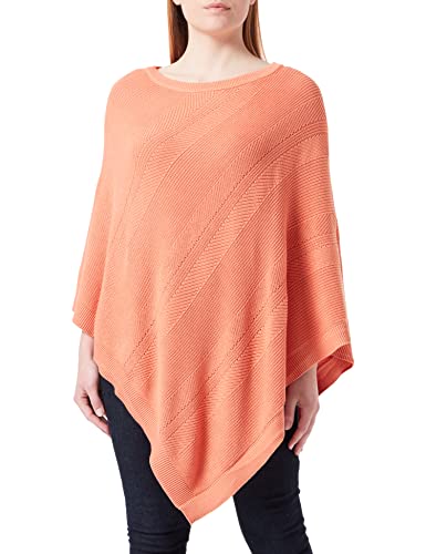 s.Oliver Damen Poncho, Orange, Einheitsgröße EU von s.Oliver