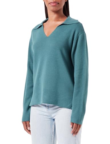 s.Oliver Damen Pullover Langarm Blue Green 34 von s.Oliver