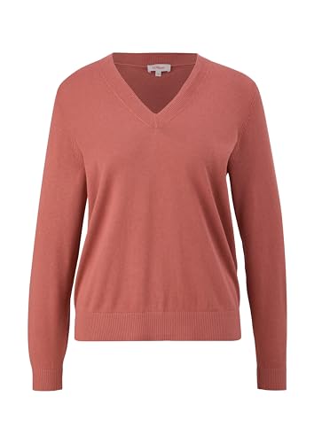 s.Oliver Damen Pullover V-Neck ORANGE, 34 von s.Oliver