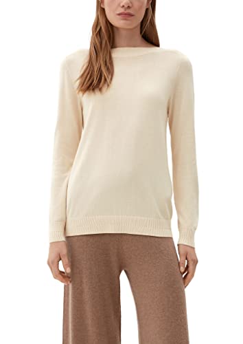 s.Oliver Damen 120.11.899.17.170.2112210 Pullover, Beige, 48 EU von s.Oliver