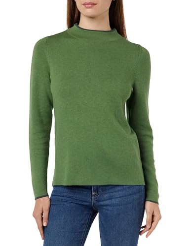 s.Oliver Damen Pullover mit Stehkragen Green, 32 von s.Oliver