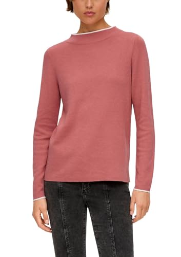 s.Oliver Damen Pullover mit Stehkragen ORANGE, 42 von s.Oliver