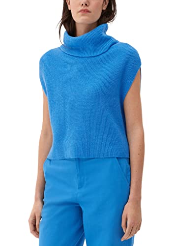 s.Oliver Damen Pullunder, Blau, 48 EU von s.Oliver