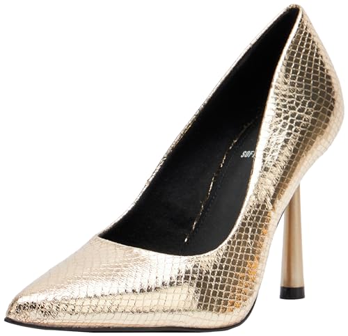 s.Oliver Damen Pumps High Heel Spitz Gold (Gold), 39 von s.Oliver