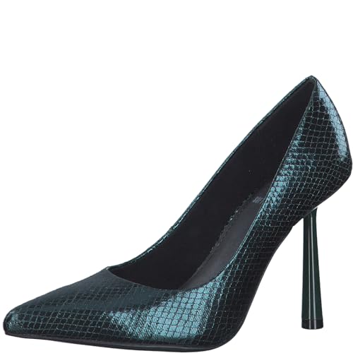 s.Oliver Damen Pumps High Heel Spitz Grün (Green Metallic), 36 von s.Oliver