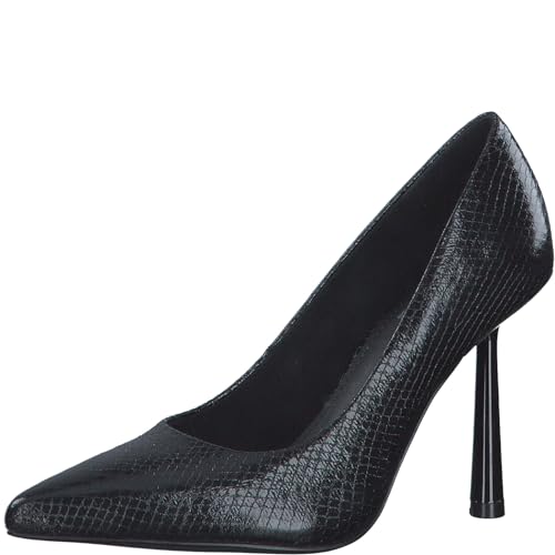 s.Oliver Damen Pumps High Heel Spitz Schwarz (Black Metallic), 37 von s.Oliver