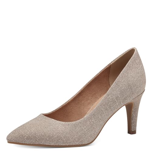 s.Oliver Damen Pumps Spitz mit Stilettoabsatz, Gold (Champagne Glit), 38 von s.Oliver