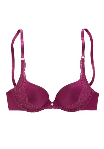s.Oliver Damen Push-Up-BH in Berry, Cup C von s.Oliver