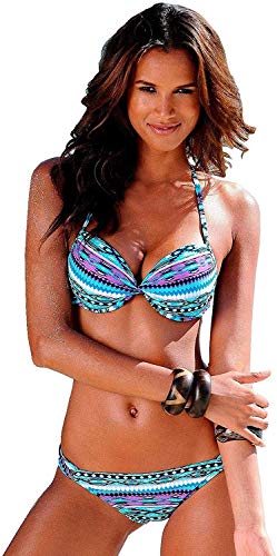 s.Oliver Damen Push Up Bikini (Mint, 34A) von s.Oliver