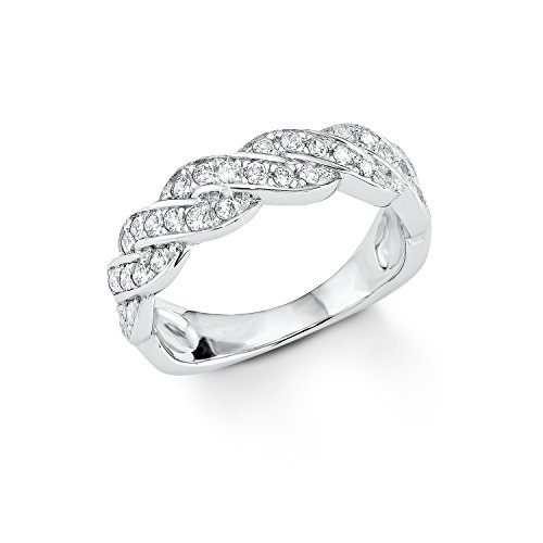 s.Oliver Damen-Ring 925 Silber Zirkonia transparent Gr. 54 (17.2) - 507660 von s.Oliver