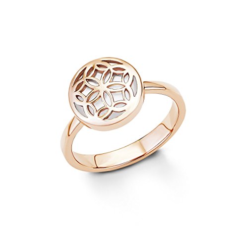 s.Oliver Damen-Ring Perlmutt 925 Silber rhodiniert Gr. 52 (16.6) - 524148 von s.Oliver