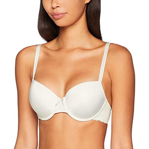 s.Oliver Damen Schalen-BH mit glatten Cup-Schalen und Spitzenbesatz von s.Oliver