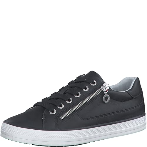 s.Oliver Damen Schnürschuhe Moderne Sneaker Reißverschluss 5-23615-30, Größe:37 EU, Farbe:Blau von s.Oliver